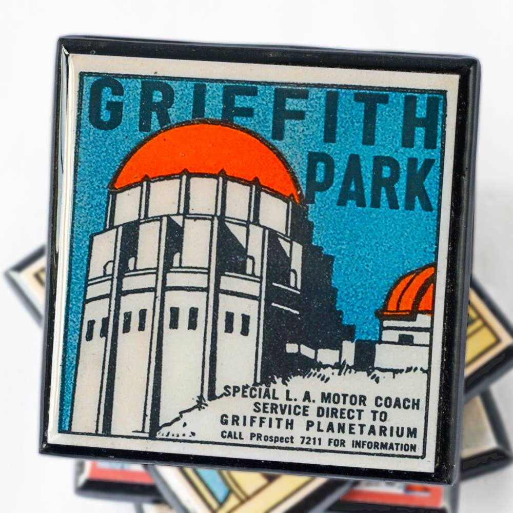 Vintage Los Angeles Drink Coaster Set-4